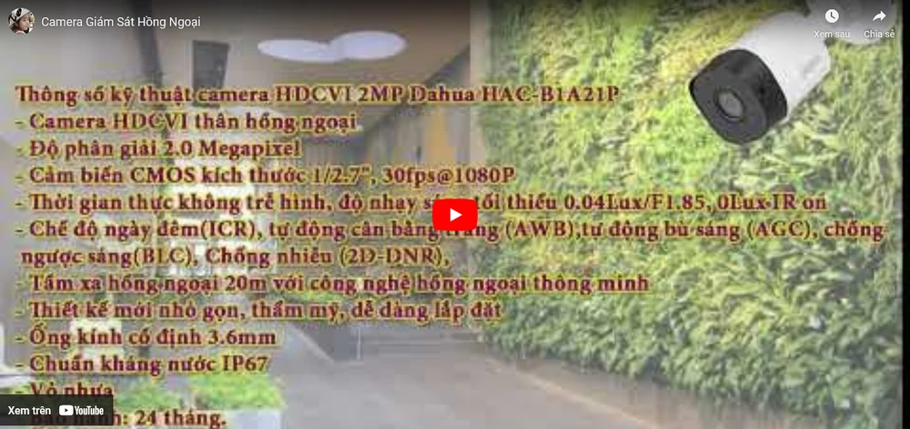 Bộ camera cửa hàng có màu ban đêm DS-2CE70DF3T-MFS