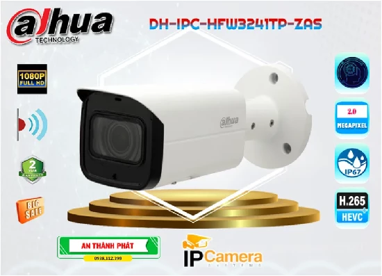 Lắp đặt camera Camera IP Dahua Thân DH-IPC-HFW3241TP-ZAS