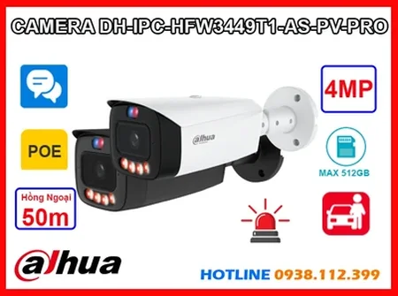 Lắp đặt camera Camera DH-IPC-HFW3449T1-AS-PV-PRO Dahua