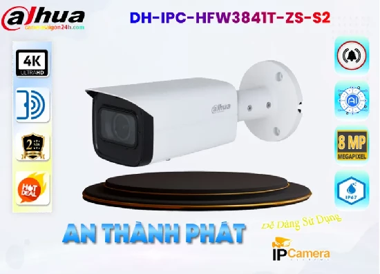 Lắp đặt camera Camera IP Dahua Thân DH-IPC-HFW3841T-ZS-S2