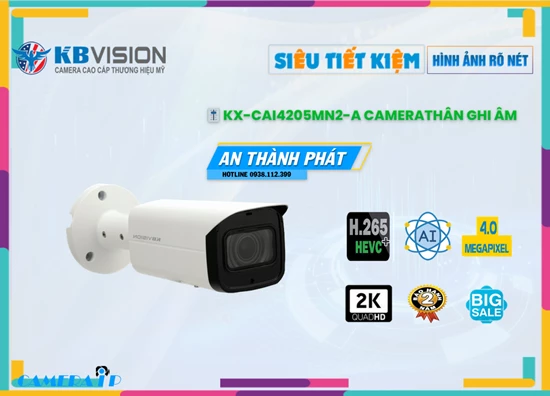 Lắp đặt camera Camera Kbvision KX-CAi4205MN2-A