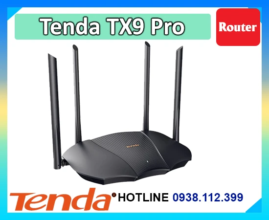 Lắp đặt camera Bộ Phát Wifi Tenda TX9Pro (Wifi 6)