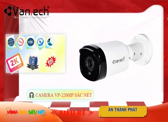 Lắp đặt camera VP-2200IP Công Nghệ POE VanTech Chất Lượng
