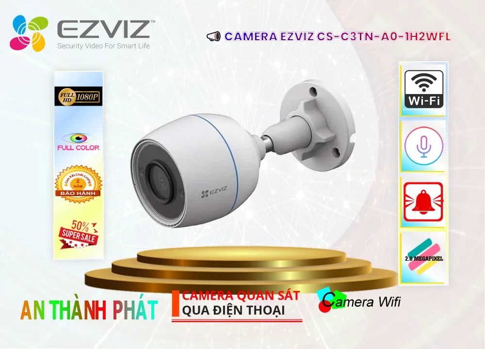 Camera Wifi Ngoài Trời CS-C3TN-A0-1H2WFL,CS-C3TN-A0-1H2WFL Đang giảm giá,CS-C3TN-A0-1H2WFL nơi bán rẻ nhất,Thông số CS-C3TN-A0-1H2WFL Không Dây ,Bán rẻ CS-C3TN-A0-1H2WFL,Giá CS-C3TN-A0-1H2WFL 2.0 MP FULL HD 1080P ,Giá buôn ,CS-C3TN-A0-1H2WFL Bán Sỉ,Giá Bán CS-C3TN-A0-1H2WFL,Địa Chỉ Bán CS-C3TN-A0-1H2WFL,thông số CS-C3TN-A0-1H2WFL,CS-C3TN-A0-1H2WFL Giá rẻ nhất,CS-C3TN-A0-1H2WFL Giá hấp dẫn