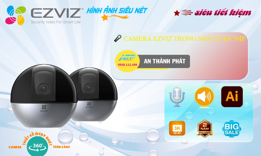 CS-E6 5MP Camera Wifi Ezviz CS-E6 5MP Camera Wifi Ezviz
