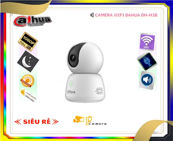 Camera Wifi Dahua DH-H3B,Camera Wifi DH-H3B,Camera Dahua DH-H3B,Camera xoay 360 DH-H3B,Camera DH-H3B,Camera quan sát DH-H3B,Camera giá rẻ DH-H3B,Dahua DH-H3B,Camera Wifi Dahua DH-H3B chính hãng