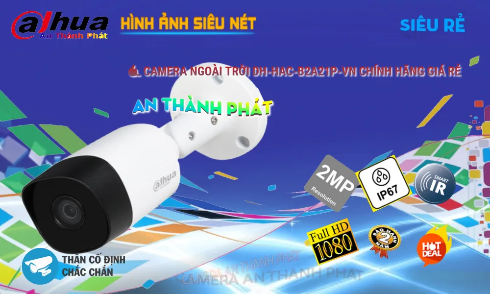 DH-HAC-B2A21P-VN Camera An Ninh Hình Ảnh Đẹp DH-HAC-B2A21P-VN Camera An Ninh Hình Ảnh Đẹp