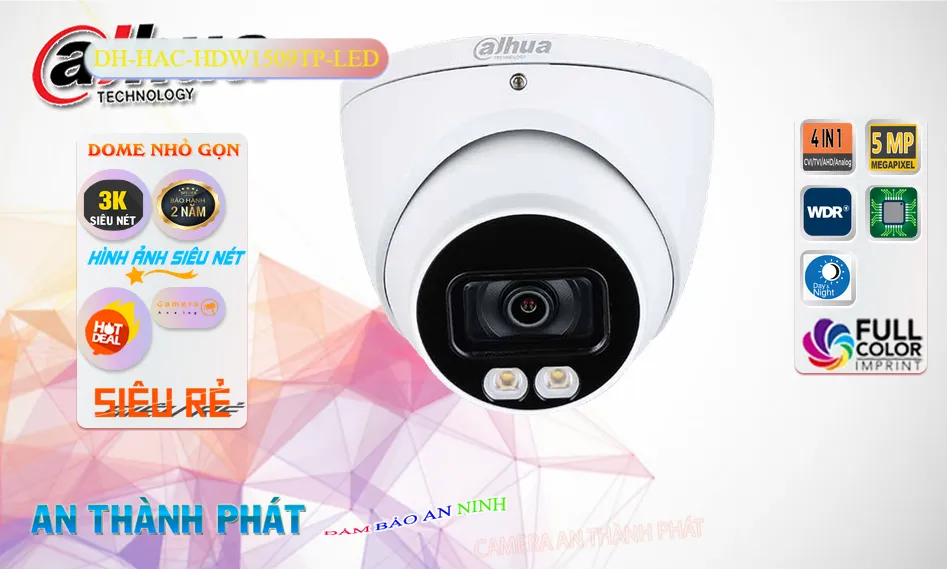 DH-HAC-HDW1509TP-LED Camera Dahua Thiết kế Đẹp DH-HAC-HDW1509TP-LED Camera Dahua Thiết kế Đẹp