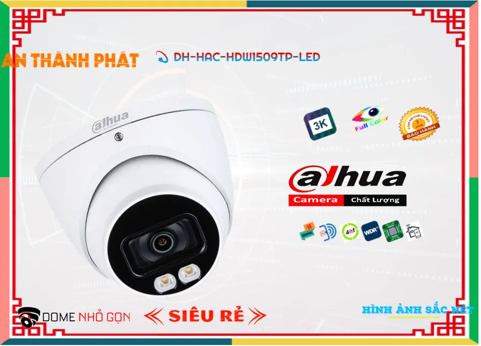 DH-HAC-HDW1509TP-LED Camera Dahua Thiết kế Đẹp DH-HAC-HDW1509TP-LED Camera Dahua Thiết kế Đẹp