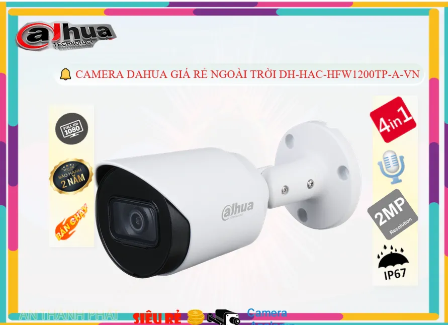 Camera Dahua HD Chức năng chuyên dụng cảm biến hình ảnh kích thước 1/2.7DH-HAC-HFW1200TP-A-VN Camera Dahua HD Chức năng chuyên dụng cảm biến hình ảnh kích thước 1/2.7DH-HAC-HFW1200TP-A-VN