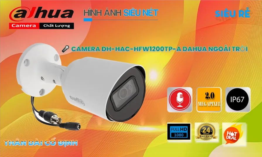 Camera Dahua HD kết hợp khả năng cảm biến hình ảnh kích thước 1/2.7DH-HAC-HFW1200TP-A ✲ Camera Dahua HD kết hợp khả năng cảm biến hình ảnh kích thước 1/2.7DH-HAC-HFW1200TP-A ✲