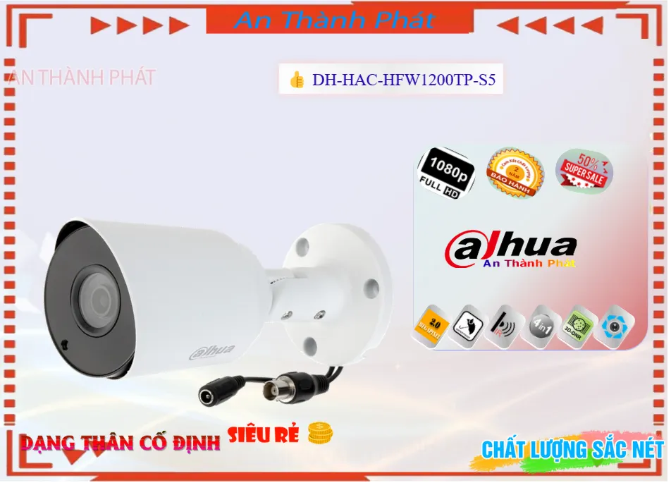DH-HAC-HFW1200TP-S5 Camera Dahua DH-HAC-HFW1200TP-S5 Camera Dahua