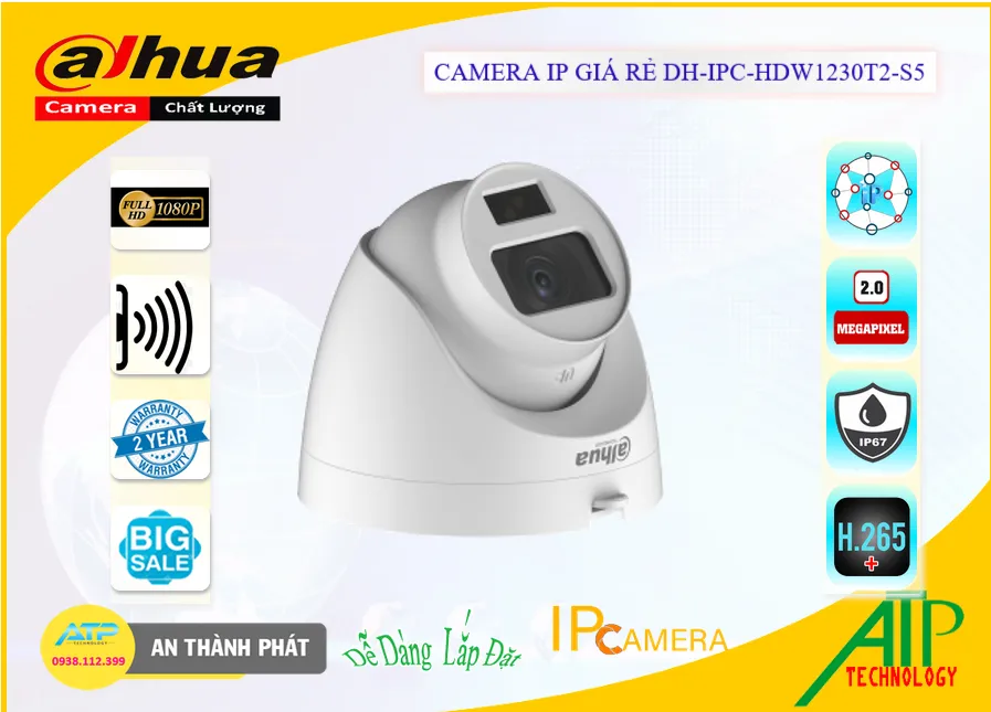 DH-IPC-HDW1230T2-S5 Camera IP Dome Full HD,Giá giá sỉ DH-IPC-HDW1230T2-S5,Bán Sỉ DH-IPC-HDW1230T2-S5, Bán Lỗ,DH-IPC-HDW1230T2-S5 chiết khấu cao,Giá Bán DH-IPC-HDW1230T2-S5 FULL HD 1080P 2.0 megapixel ,cửa hàng bán  Loại Camera an ninh DH-IPC-HDW1230T2-S5,thông số DH-IPC-HDW1230T2-S5, sale mạnh,DH-IPC-HDW1230T2-S5 Chiết khấu cao,DH-IPC-HDW1230T2-S5 Tiết kiệm,công nghê DH-IPC-HDW1230T2-S5,DH-IPC-HDW1230T2-S5 Tốt nhất,DH-IPC-HDW1230T2-S5 Chất Lượng,bán DH-IPC-HDW1230T2-S5