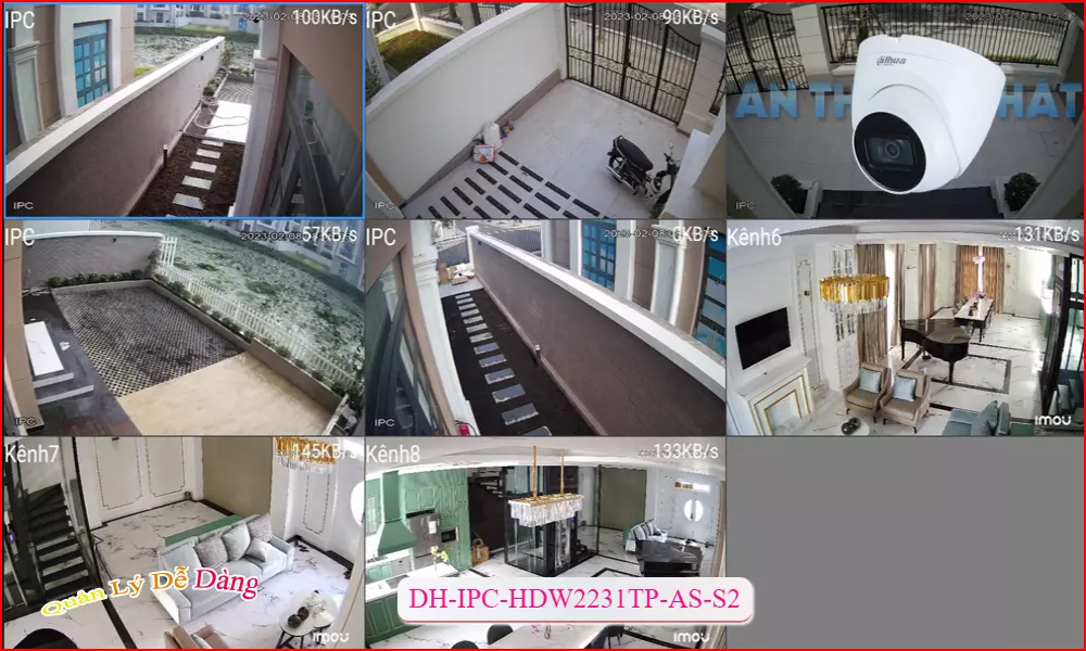 Hình demo thực tế của camera dahua chất lượng 