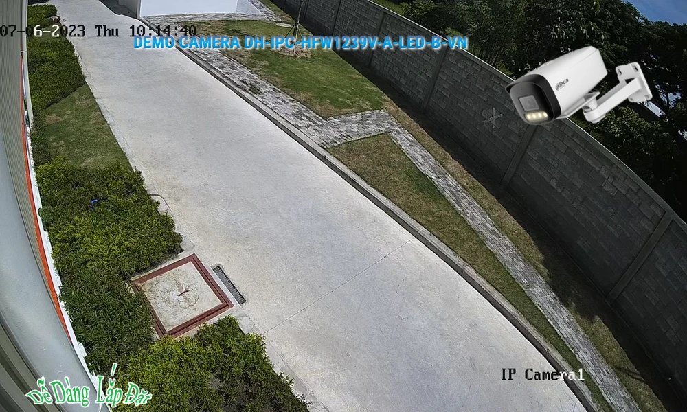 Camera IP Dahua Ngoài Trời DH-IPC-HFW1239V-A-LED-B-VN