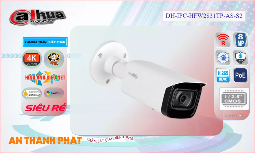 Thông số kỹ thuât camera dahua chất lượng cao thông minh giá rẻ