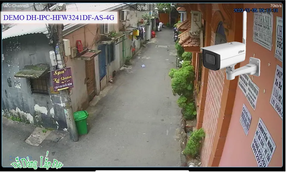 Camera  Dahua Chức Năng Cao Cấp DH-IPC-HFW3241DF-AS-4G