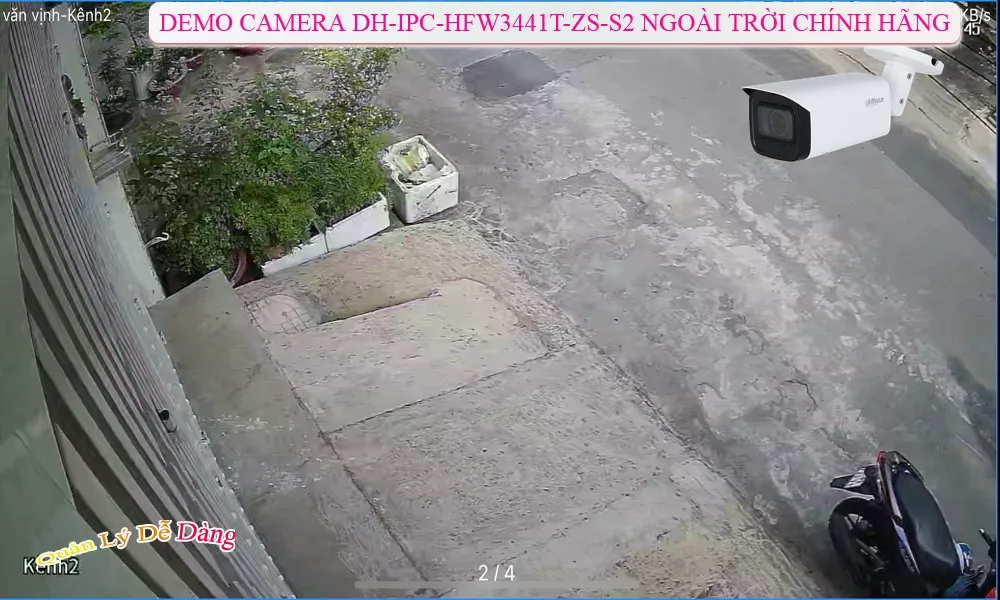 ۞  Camera An Ninh  Dahua DH-IPC-HFW3441T-ZS-S2 Công Nghệ Mới