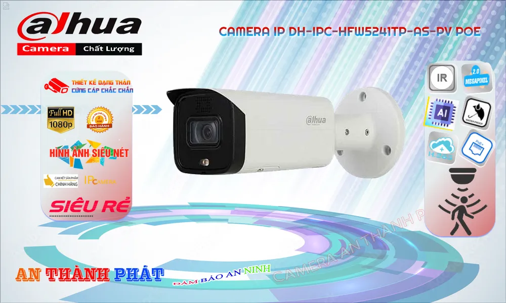 DH-IPC-HFW5241TP-AS-PV sắc nét Dahua
