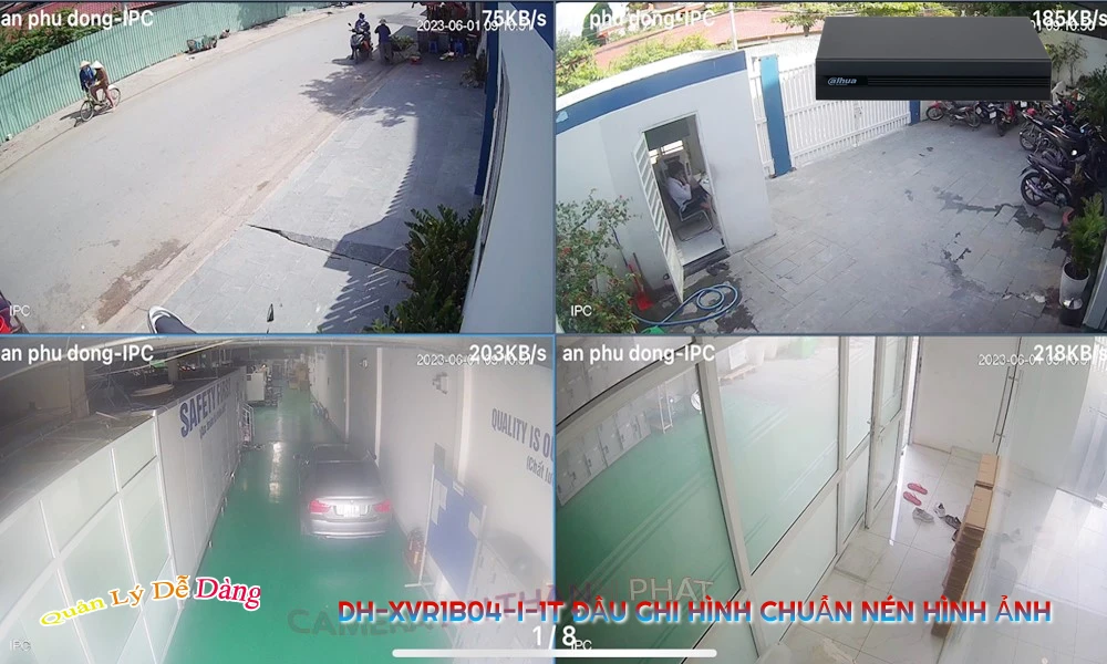 DH-XVR1B04-I-1T Đầu ghi Camera Dahua Chức Năng Cao Cấp