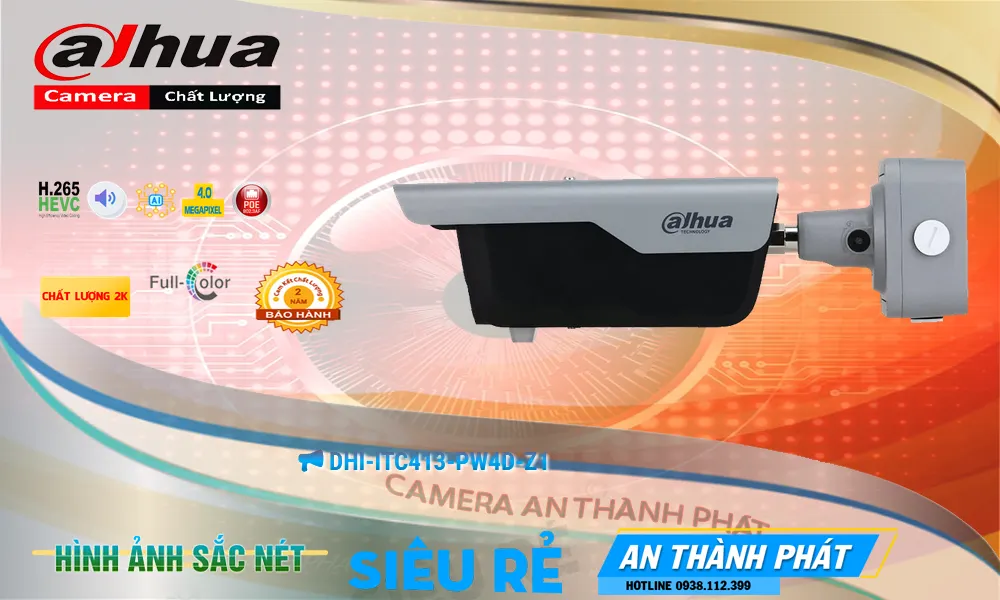 Camera DHI-ITC413-PW4D-Z1 Thiết kế Đẹp Camera DHI-ITC413-PW4D-Z1 Thiết kế Đẹp