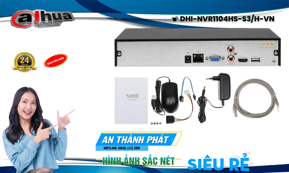 Đầu Ghi DHI-NVR1104HS-S3-H Ip Dahua