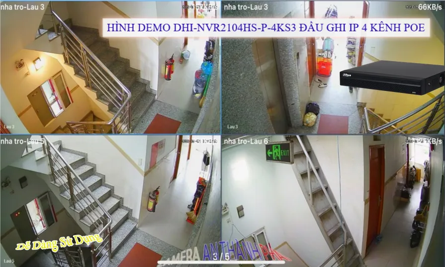 Đầu Ghi DHI-NVR2104HS-P-4KS3 Giá rẻ Đầu Ghi DHI-NVR2104HS-P-4KS3 Giá rẻ