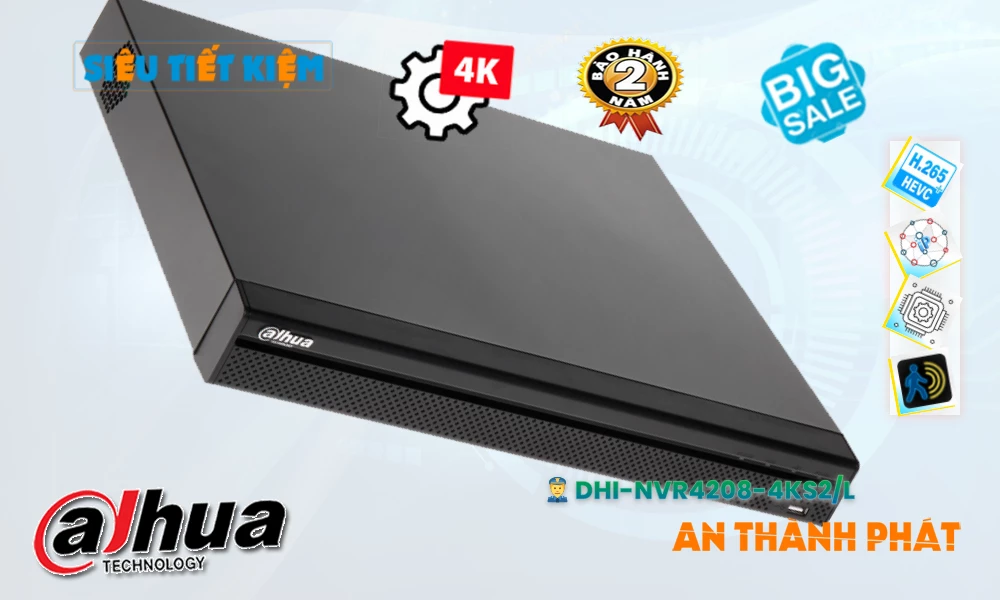 Đầu ghi camera Ip 4k DHI-NVR4208-4KS2-L