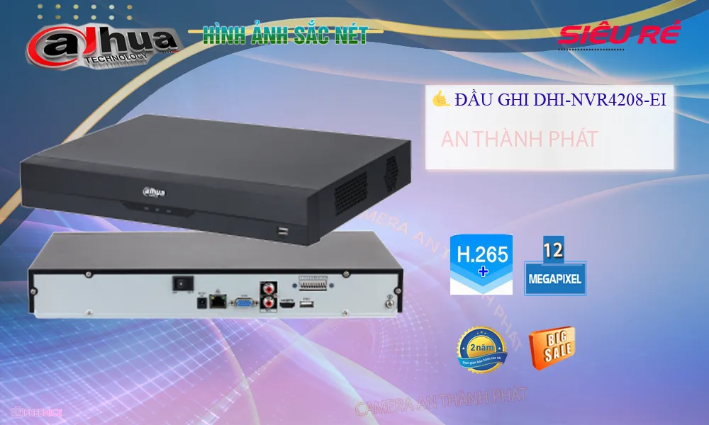 Đầu Ghi Hình DHI-NVR4208-EI Đầu Ghi Hình DHI-NVR4208-EI