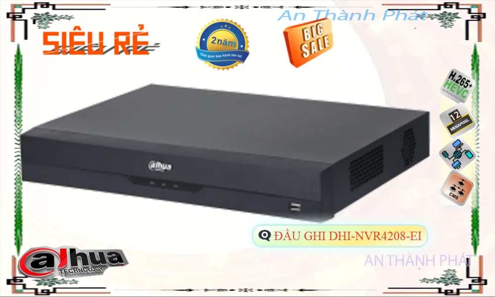 Đầu Ghi Hình DHI-NVR4208-EI Đầu Ghi Hình DHI-NVR4208-EI