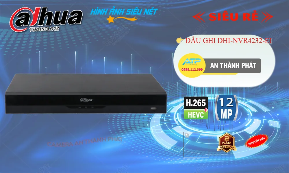 Đầu Ghi Dahua Chức Năng Cao Cấp DHI-NVR4232-EI Đầu Ghi Dahua Chức Năng Cao Cấp DHI-NVR4232-EI