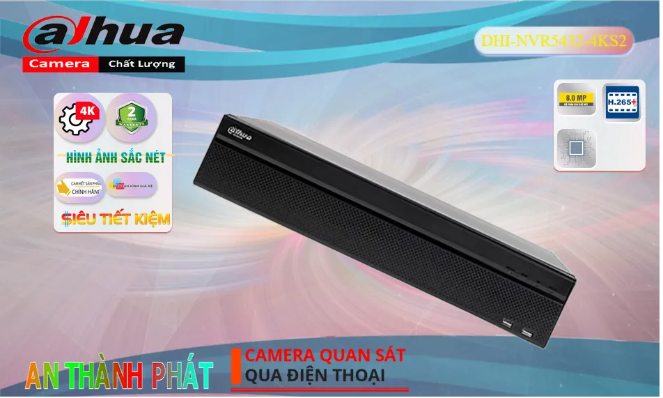 Đầu Ghi  Dahua Sắc Nét DHI-NVR5432-4KS2