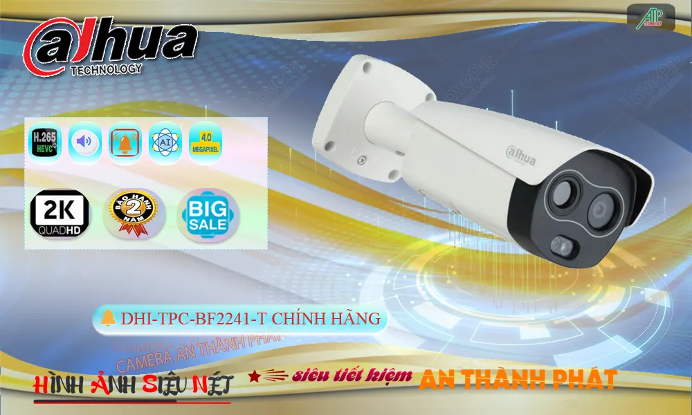 DHI-TPC-BF2241-T Camera An Ninh Sắc Nét ۞ DHI-TPC-BF2241-T Camera An Ninh Sắc Nét ۞