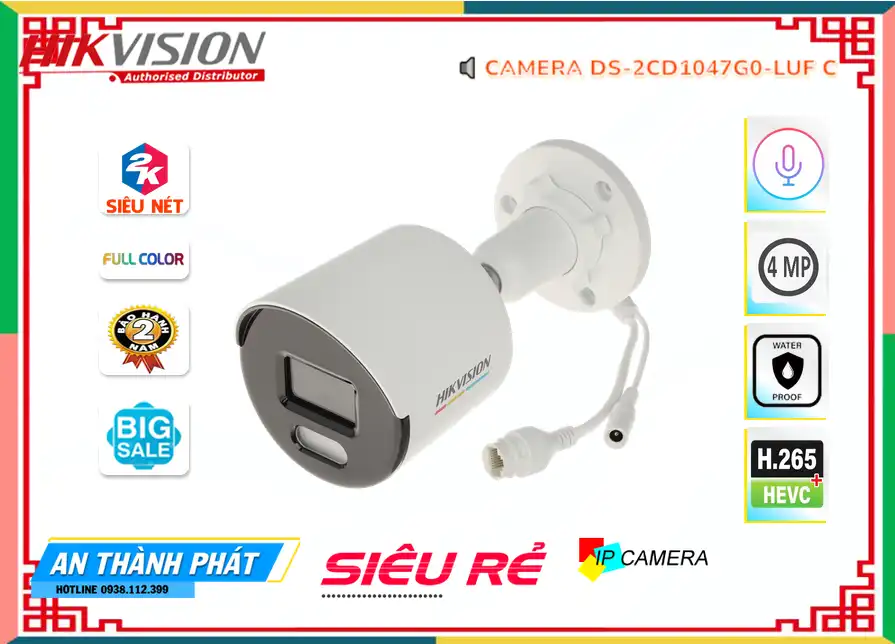 DS-2CD1047G0-LUFC Camera Hikvision Giá rẻ DS-2CD1047G0-LUFC Camera Hikvision Giá rẻ