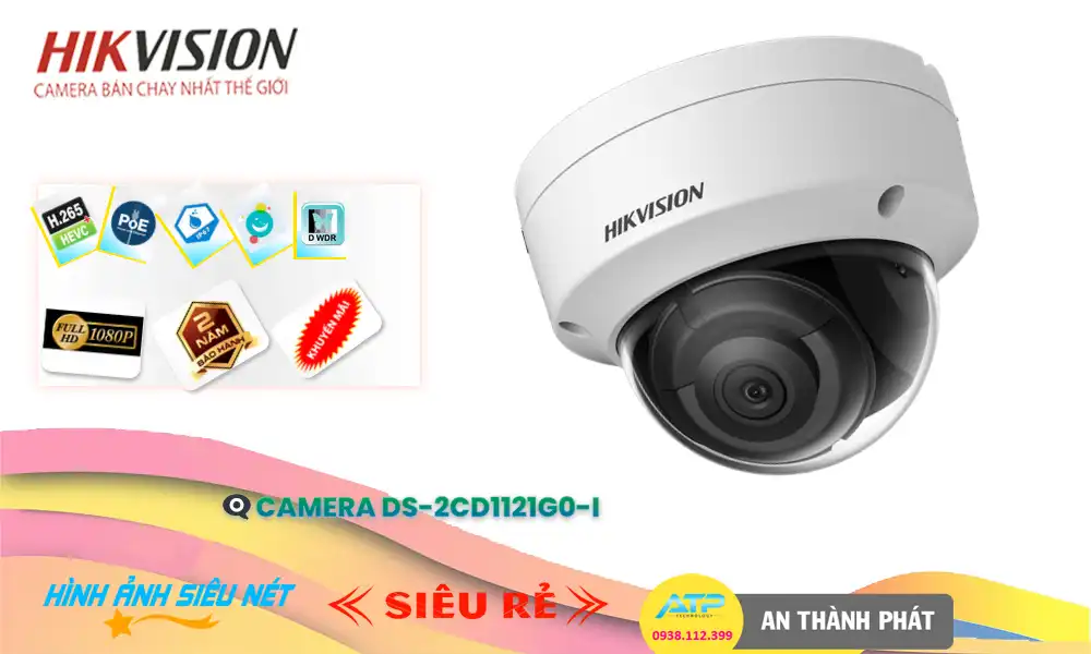 Camera DS-2CD1121G0-I Thiết kế Đẹp Camera DS-2CD1121G0-I Thiết kế Đẹp