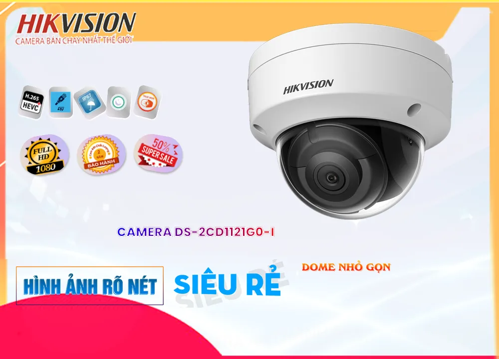 Camera DS-2CD1121G0-I Thiết kế Đẹp Camera DS-2CD1121G0-I Thiết kế Đẹp
