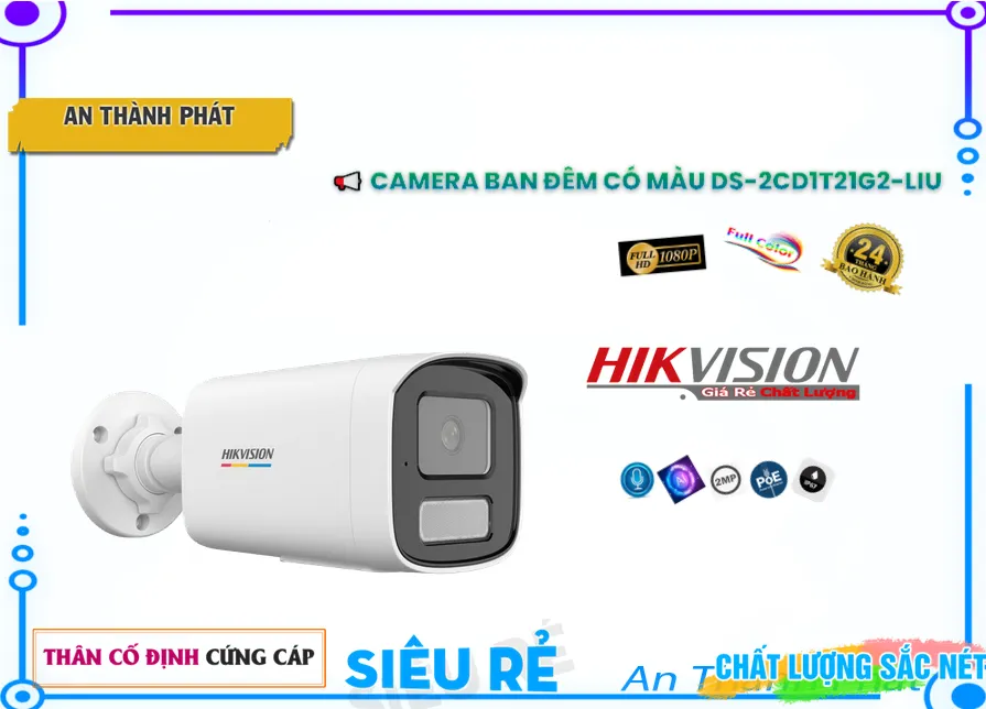 Camera Hikvision DS-2CD1T21G2-LIU,Giá DS-2CD1T21G2-LIU,phân phối DS-2CD1T21G2-LIU, Bán Lỗ,DS-2CD1T21G2-LIU giá hấp dẫn,Giá Bán DS-2CD1T21G2-LIU FULL HD 1080P 2.0 megapixel ,Nơi Lắp  Loại Camera DS-2CD1T21G2-LIU,thông số DS-2CD1T21G2-LIU, giá mới nhất,DS-2CD1T21G2-LIU Giá chiết khấu,DS-2CD1T21G2-LIU rẻ nhất,công nghê DS-2CD1T21G2-LIU,DS-2CD1T21G2-LIU Công Nghệ Mới,DS-2CD1T21G2-LIU mới,Bán giá rẻ DS-2CD1T21G2-LIU