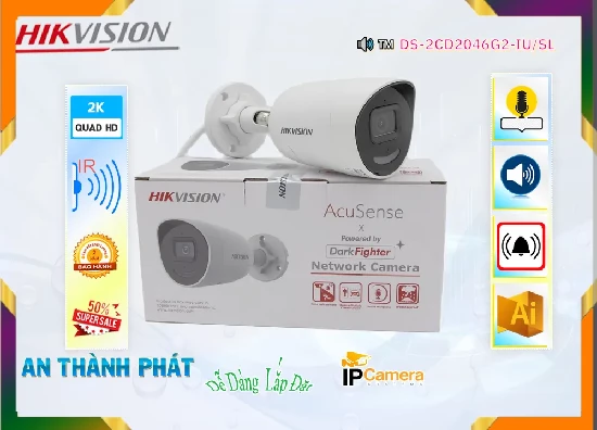 Camera Hikvision Sắc Nét DS-2CD2046G2-IU/SL Camera Hikvision Sắc Nét DS-2CD2046G2-IU/SL