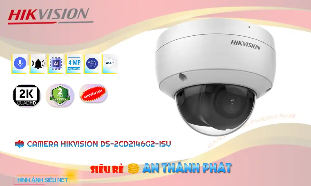 DS-2CD2146G2-ISU sắc nét Hikvision ➠ DS-2CD2146G2-ISU sắc nét Hikvision ➠