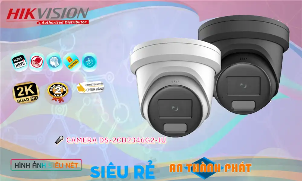 DS-2CD2346G2-IU camera sắc nét Hikvision