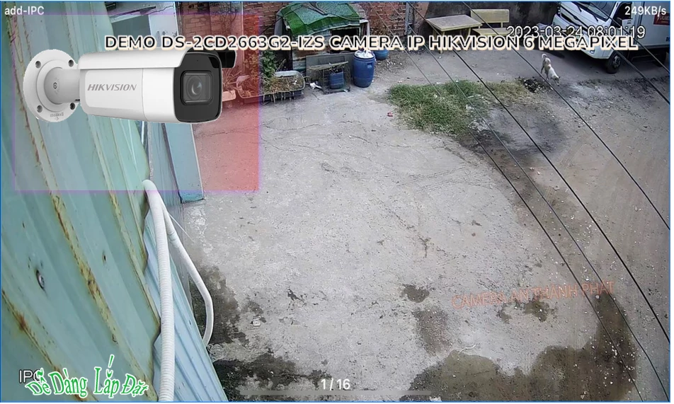 Camera DS-2CD2663G2-IZS  Hikvision