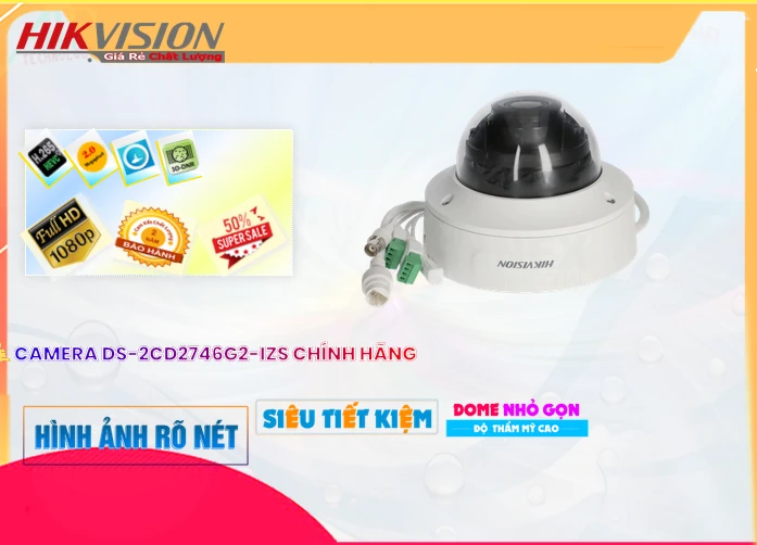Hikvision DS-2CD2746G2-IZS Sắc Nét Hikvision DS-2CD2746G2-IZS Sắc Nét