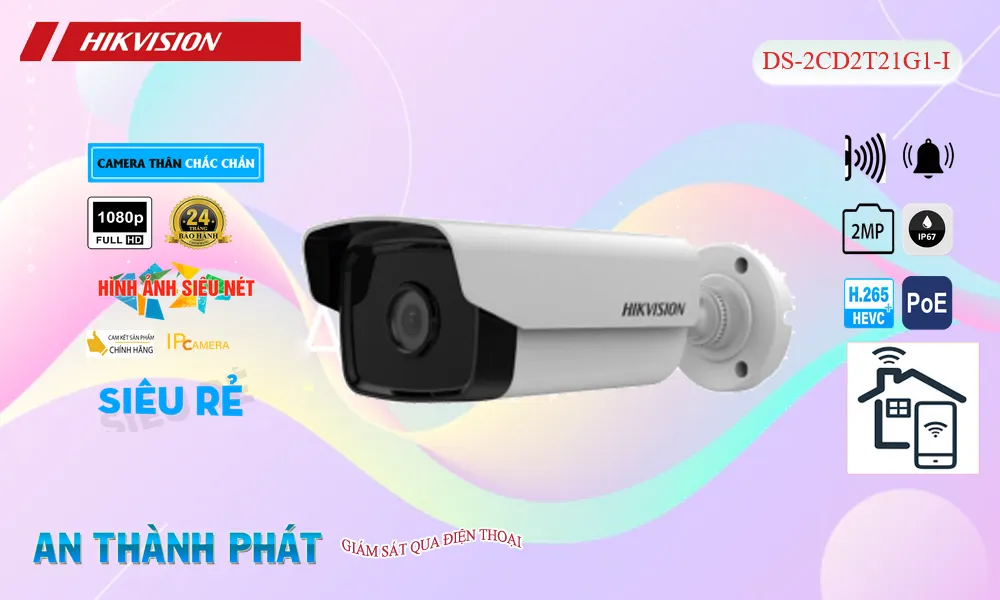 Camera Hikvision DS-2CD2T21G1-I