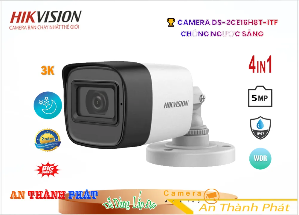 Camera DS-2CE16H8T-ITF Chống Ngược Sáng Camera DS-2CE16H8T-ITF Chống Ngược Sáng