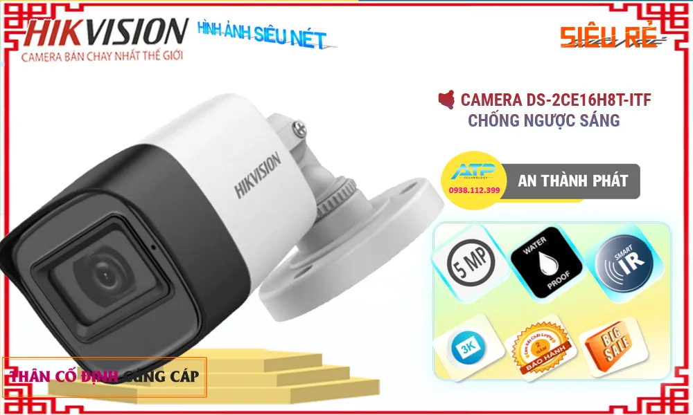 Camera DS-2CE16H8T-ITF Chống Ngược Sáng Camera DS-2CE16H8T-ITF Chống Ngược Sáng