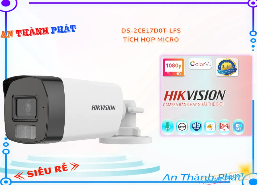 DS-2CE17D0T-LFS Camera Hikvision Thu Âm,Giá DS-2CE17D0T-LFS, Loại Camera an ninh DS-2CE17D0T-LFS Giá Khuyến Mãi,Bán rẻ DS-2CE17D0T-LFS,DS-2CE17D0T-LFS HD Anlog  giá mới nhất,thông số DS-2CE17D0T-LFS 2.0 megapixel FULL HD 1080P,DS-2CE17D0T-LFS rẻ nhất,tuổi thọ DS-2CE17D0T-LFS,DS-2CE17D0T-LFS Chính hãng,Nhà Phân Phối DS-2CE17D0T-LFS,Điểm bán DS-2CE17D0T-LFS,DS-2CE17D0T-LFS giá mới nhất,Giá Bán DS-2CE17D0T-LFS,DS-2CE17D0T-LFS bán chạy nhất,DS-2CE17D0T-LFS bán rẻ