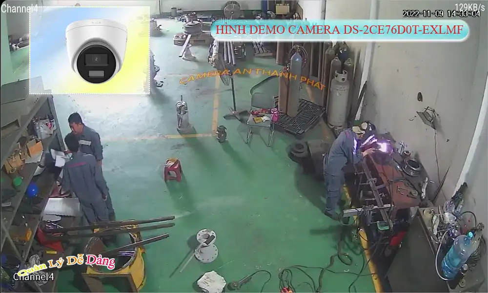 Camera Hikvision <b>DS-2CE76D0T-EXLMF</b>