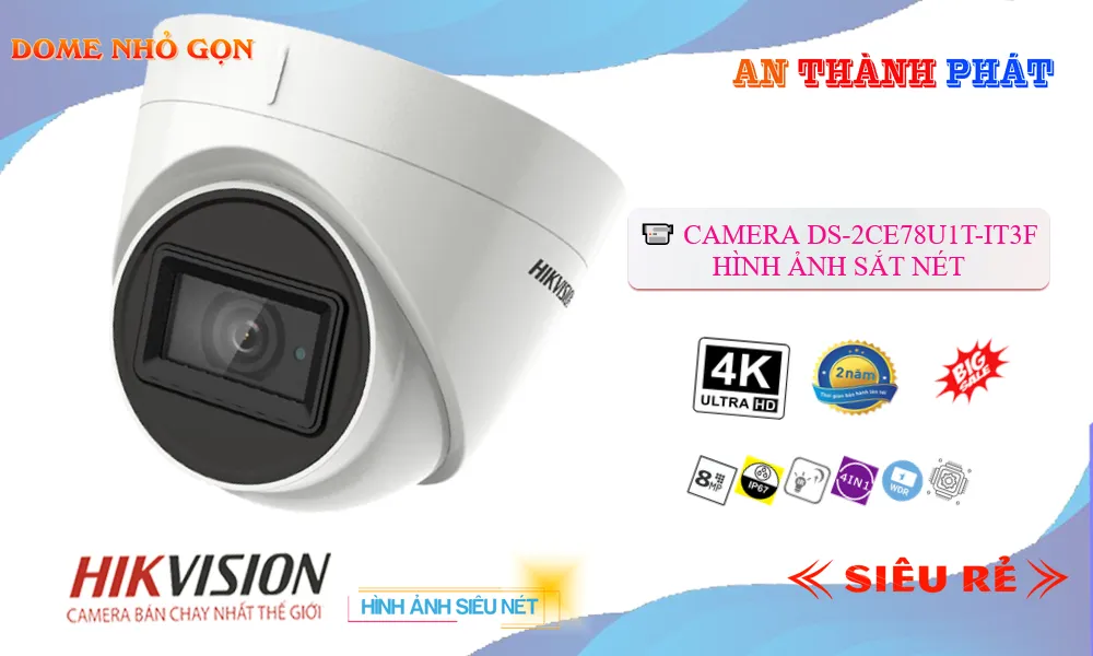 Camera DS-2CE78U1T-IT3F Sắc Nét Camera DS-2CE78U1T-IT3F Sắc Nét