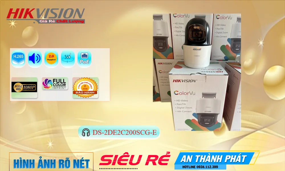 DS-2DE2C200SCG-E Camera Hikvision Thiết kế Đẹp DS-2DE2C200SCG-E Camera Hikvision Thiết kế Đẹp