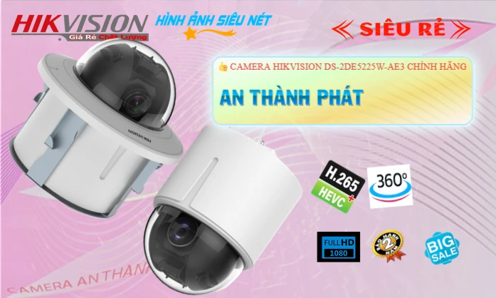 Camera An Ninh Hikvision DS-2DE5225W-AE3 Giá rẻ Camera An Ninh Hikvision DS-2DE5225W-AE3 Giá rẻ